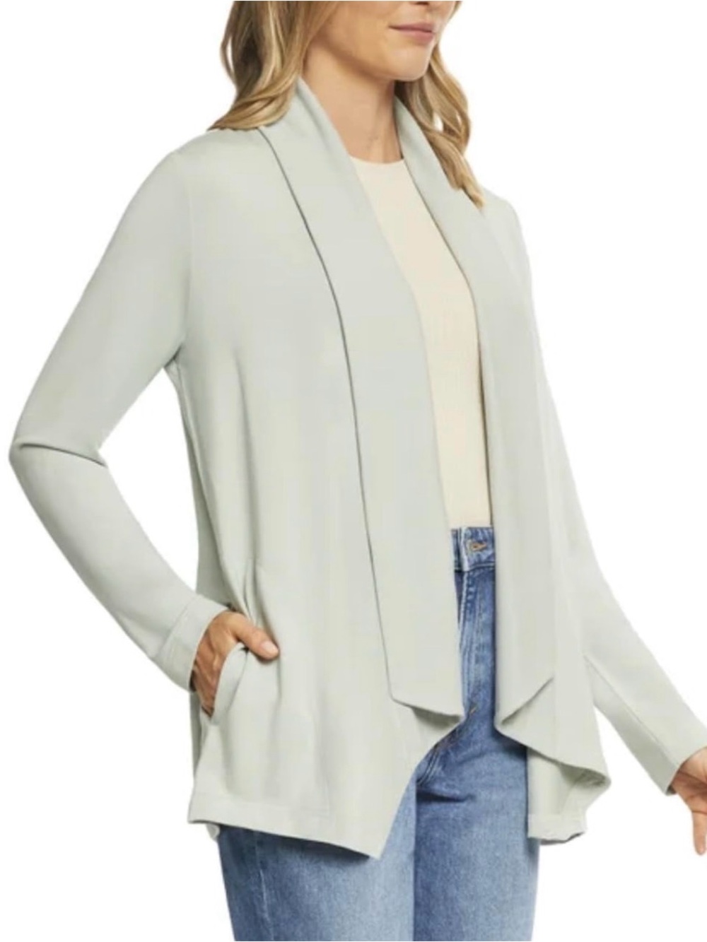 Max & Mia Women’s Open-Front Lightweight Cardigan XXL light Olive